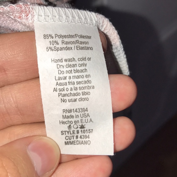 Cotton Bleu Cold Shoulder Top - Picture 5 of 5